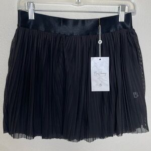 BuffBunny Black Pleated Skort